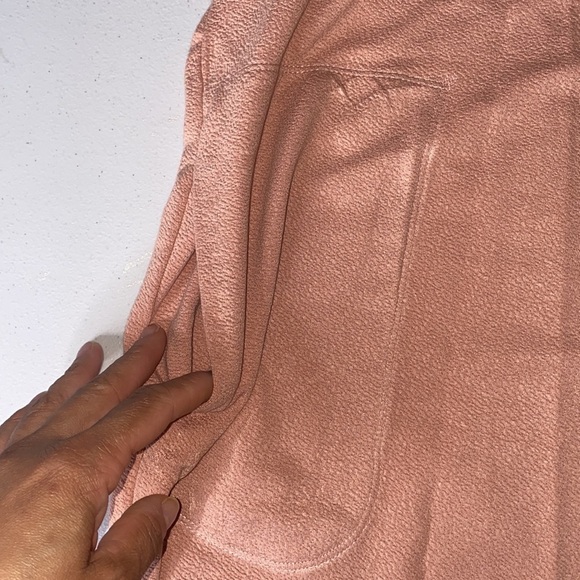 ZARA Pink/Peach Midi Shirt Dress - Picture 10 of 15